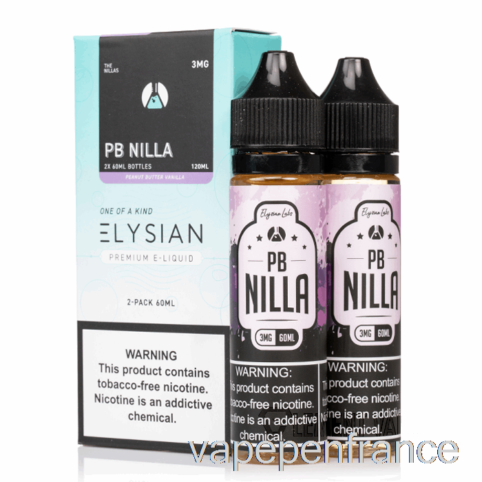 Pb Nilla - Laboratoires Elysian - Stylo Vape 120 Ml 0 Mg